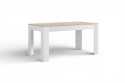 Mesa comedor extensible ASTRID Roble y Blanco