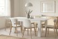 Mesa comedor extensible ASTRID Blanca