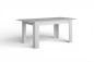 Mesa comedor extensible ASTRID Cemento y Blanco