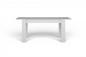 Mesa comedor extensible ASTRID Cemento y Blanco