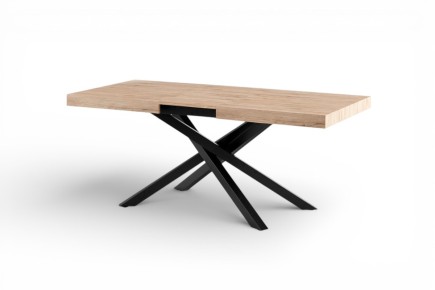 Mesa de jantar extensível 140/180x90 com pernas de metal ao MELHOR PREÇO