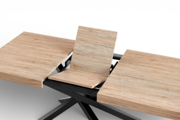 Mesa de jantar extensível 140/180x90 com pernas de metal ao MELHOR PREÇO