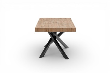 Mesa de jantar extensível 140/180x90 com pernas de metal ao MELHOR PREÇO