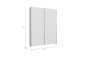 Roupeiro SLAT39 150x210 Branco
