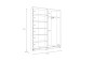Armario SLAT39 150x210 Blanco