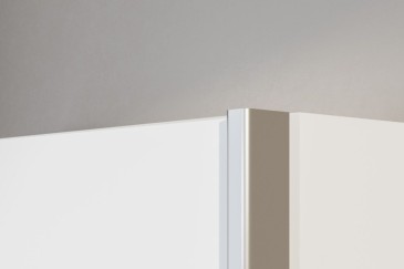 Armário de 2 portas de correr 150 cm na cor Branco