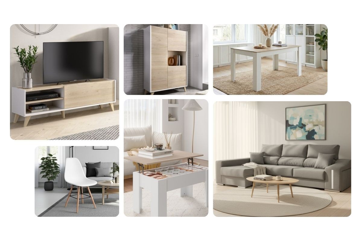 Pack Muebles de Salón Ness Oscar Izquierda Pack Muebles de Salón Ness Oscar Izquierda