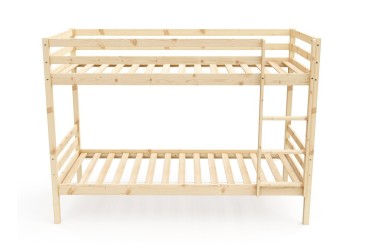Pack beliche WOODY Natural 2 camas em pinho 90x190 cm | Atrapamuebles