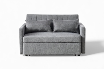 Sofá Cama PARMA Gris Oscuro 140 cm de diseño moderno