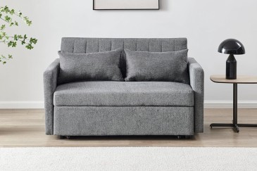 Sofá Cama PARMA Gris Oscuro 140 cm de diseño moderno