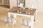 Mesa comedor Fija LOTTA Blanco Roble Artisan