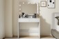 Mesa Tocador GLOSS 2 Cajones Blanco
