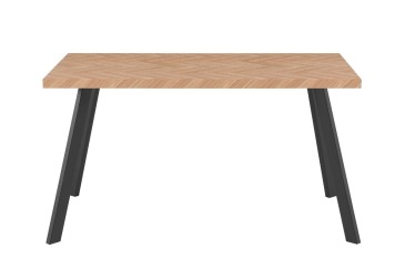 Mesa de salón comedor 140x80 con patas metálicas