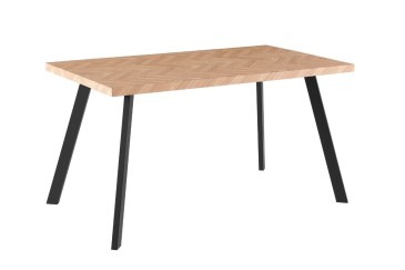 Mesa de salón comedor 140x80 con patas metálicas