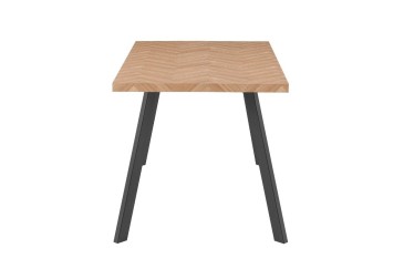 Mesa de sala de jantar 140x80 com pés metálicos