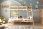 Pack Beliche OXFORD Carvalho Natural + Colchões 150x190 e 90x190