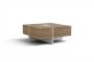Mesa de centro KUBB Carvalho e Branco Mesa de centro KUBB Carvalho e Branco