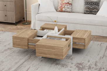Mesa de centro KUBB 80x80 cm | Atrapamuebles