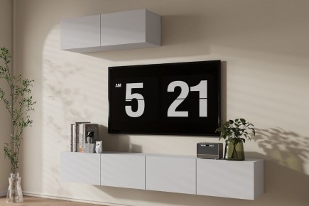 Mueble de salón Tv STIVLO Blanco