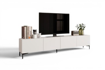 Móvel de sala TV SVEVA 200 cm em cor branca