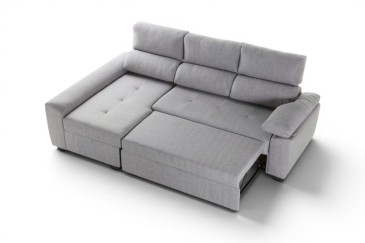 Sofá chaiselonge Cama ROSALIA Gris al MEJOR PRECIO