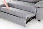 Chaise longue Cama Esquerda ROSALIA Cinza