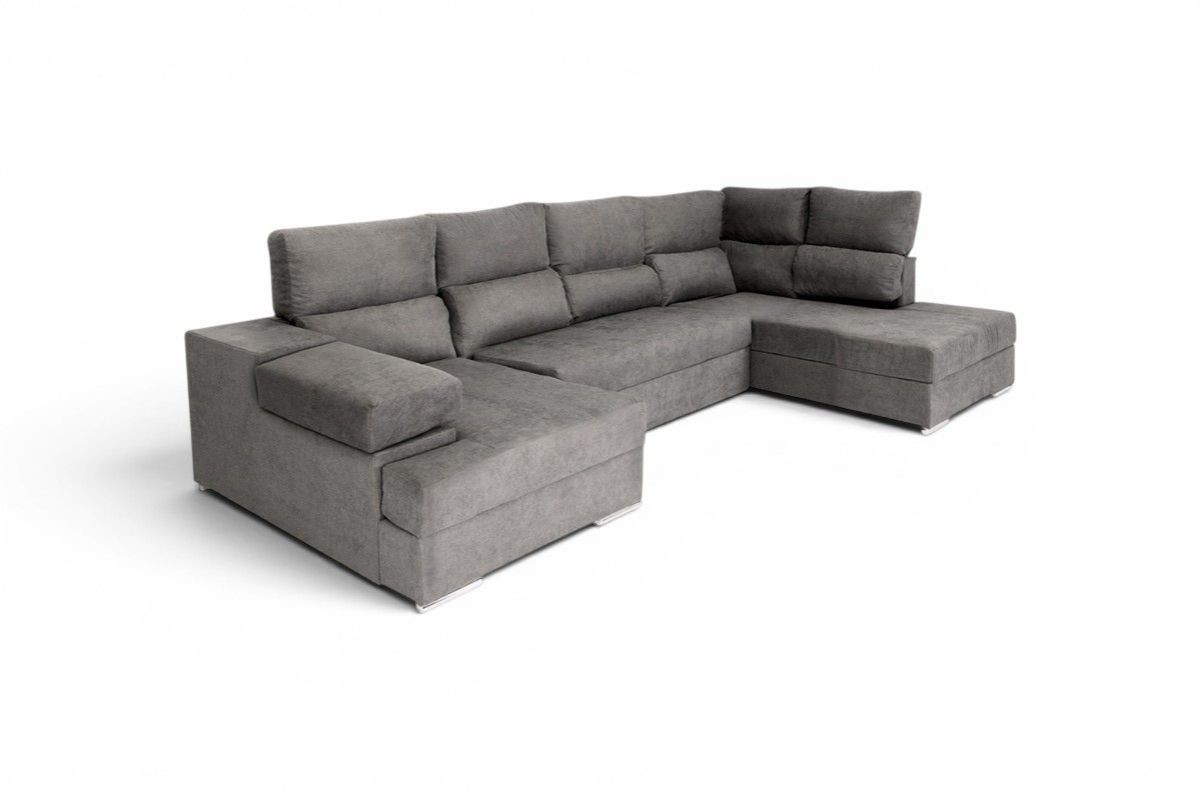 Chaiselongue Canto direito COOPER Cinzento Nido1 (transformável em cama) Chaiselongue Canto direito COOPER Cinzento Nido1 (transformável em cama)