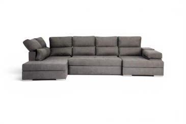 Chaiselongue Cama Rinconera Izquierda COOPER Gris