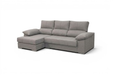 Sofá chaiselonge Cama DANIEL Gris al MEJOR PRECIO