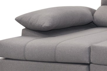 Chaiselongue Cama Izquierda DANIEL Gris 270 cm