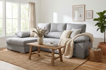 Chaiselongue Cama Izquierda DANIEL Gris