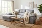 Chaiselongue Cama Esquerda DANIEL Cinzento Chaiselongue Cama Esquerda DANIEL Cinzento