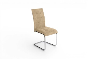 Pack Mesa comedor fija FLASH + 4 Sillas San beige | Atrapamuebles