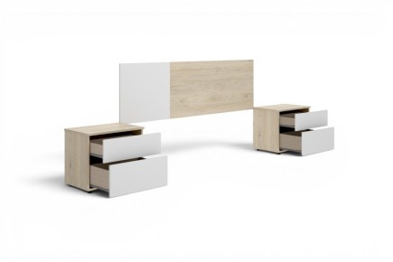 Pack Quarto MAIA + Canapé RECKTO 135 + Cômoda COUPLE