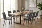 Mesa Fija KINGFISHER 160X90 con 2 Extensibles y 8 sillas SAROTU