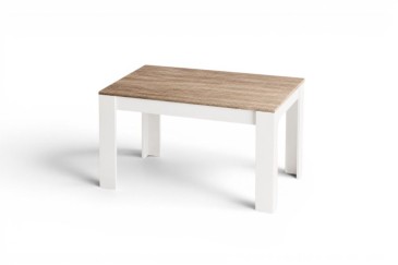 Pack de Mesa de salón - comedor  fija + 4 sillas blancas Yuri