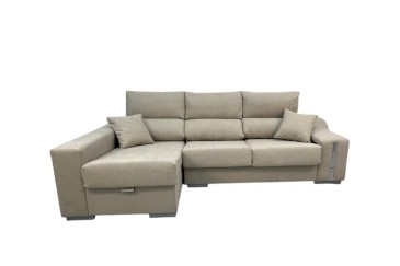 Chaiselongue Izquierda Oscar Beige 265 cm | Atrapamuebles
