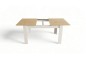 Mesa comedor extensible LUX Blanco y Roble Canadian Mesa comedor extensible LUX Blanco y Roble Canadian