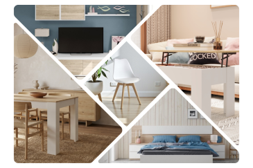 Piso completo 2 - Mediterráneo en madera | Atrapamuebles