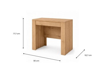 Mesa de jantar de consola extensível. 4 em 1 De mesa de consola a mesa extensível de 238cm.