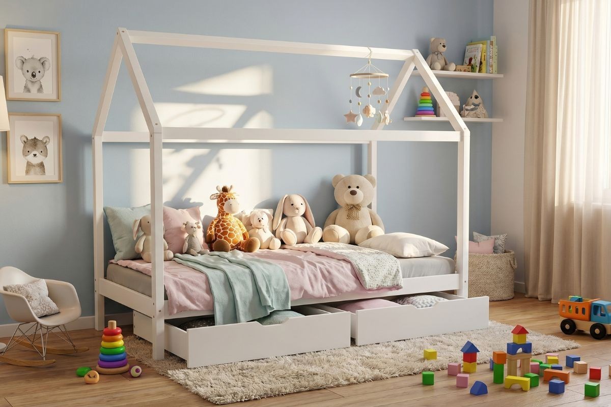 Cama cabana SCOOBY Branco