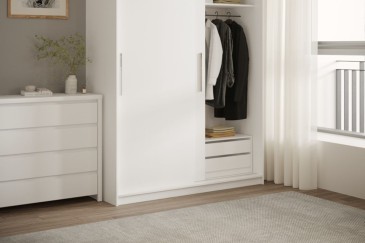 Cómoda 2 gavetas KIARA Branco