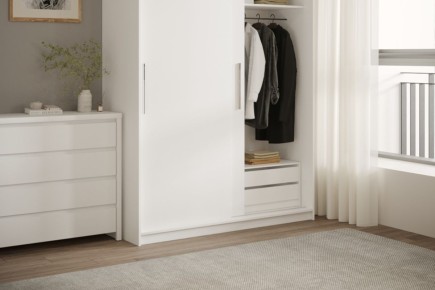 Cómoda 2 gavetas KIARA Branco