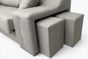 Chaiselongue Izquierda OSCAR Greige al mejor precio