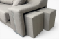 Chaise longue Esquerda OSCAR Greige
