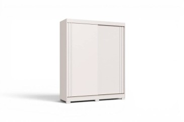 Armario RUDA 2 Puertas correderas Blanco y Moka