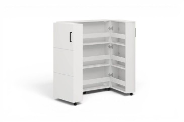 Zapatero 2 Puertas ISLAY 113 cm Blanco
