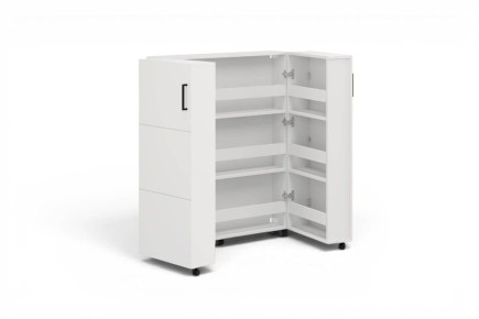 Zapatero 2 Puertas ISLAY 113 cm Blanco