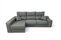 Chaiselongue Esquerda OSCAR Cinzento-Azulado