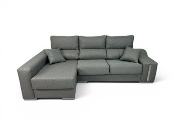 Chaiselongue Izquierda OSCAR Gris azulado al mejor precio